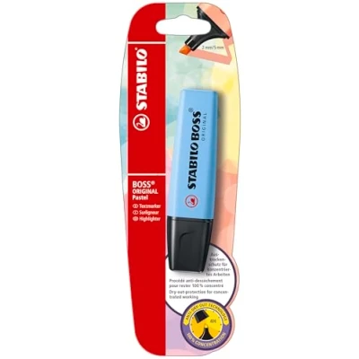 Afbeelding van STABILO Markeerstift BOSS ORIGINAL Pastel enkele pen hemelsblauw