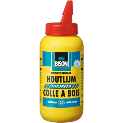 Afbeelding van 6x Bison Houtlijm Topspeed Flacon 750 gr