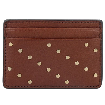 Afbeelding van Fossil Small Steven Visitekaarthouder, Dames, Maat: One Size, Brown