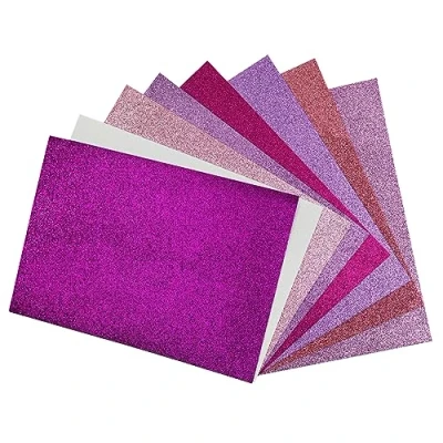 Afbeelding van Interdruk DIY Craft Foam Sheets 8x A4 Glitter Sweet