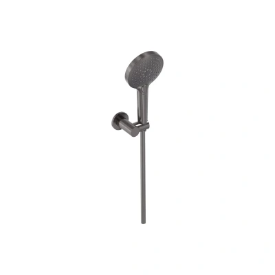 Afbeelding van MAY Handdoucheset met 3 standen handdouche Geborsteld carbon black PVD