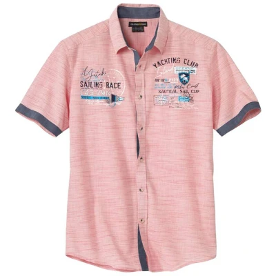 Afbeelding van Atlas for Men Overhemd van gevlamd popeline Heren Verkrijgbaar in grote maten 4XL