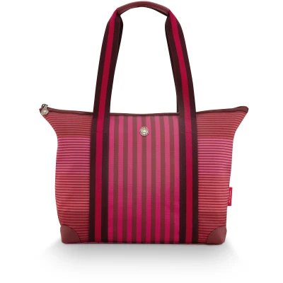 Afbeelding van Pip Studio Tilda Tote Bag Medium Stripe Pink