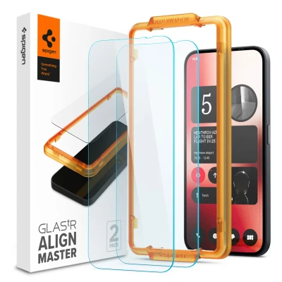 Afbeelding van Spigen AlignMaster Nothing Phone (2a) Tempered Glass (2 Pack)