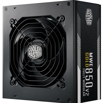 Afbeelding van Cooler Master MWE Gold 850 V2 ATX 3.1 Voeding ATX12V 80 Plus Watt Modulair 100 240V Actieve PFC PCIe 5.1 120mm HDB Fan zwart