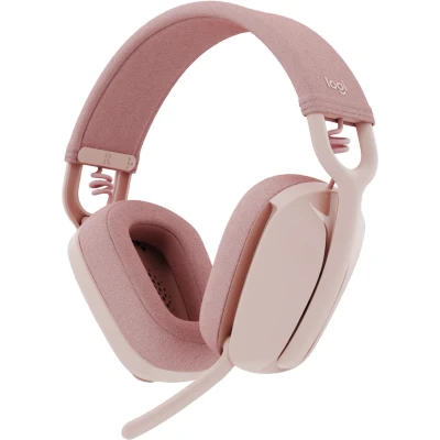 Afbeelding van Logitech Zone Vibe Headset Draadloos Hoofdband Bluetooth Roze
