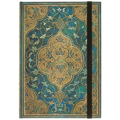 Afbeelding van Paperblanks Van Gogh Iris Agenda 12 maanden 2023 Groen, Horizontaal Midi (180 x 130) 160p