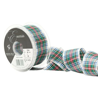 Afbeelding van Berisfords BF_007622_40_0001_25 Polyester Tartan, Jurk Stewart, 10,4 x 4,4 cm