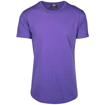 Afbeelding van Urban Classics Shaped LONG DO NOT USE Tshirt basic, Heren, Maat: Large, Ultra violet