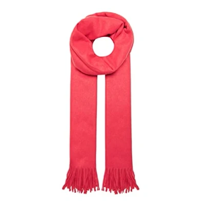 Afbeelding van ONLY Dames ONLAIDA Life Wool Scarf Acc sjaal, Racing Red/Detail: MELANGE, One Size, Size