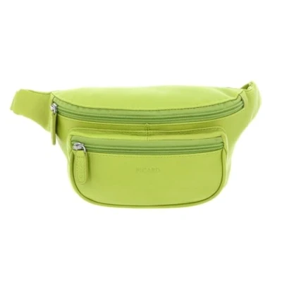 Afbeelding van PICARD Leren Gordeltas Schoudertas Luis Belt Bag Lime Neongeel