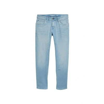 Afbeelding van TOM Tailor Jeans Tapered Fit, Heren, Maat: 38x32, Bleached blue denim