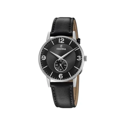 Afbeelding van Festina Retro Horloge, Heren, Maat: One Size, Black