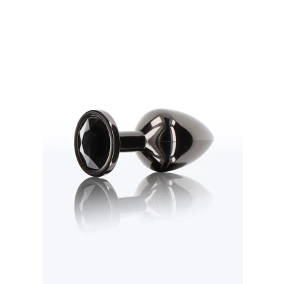 Afbeelding van Buttplug With Diamond Jewel L Zwart