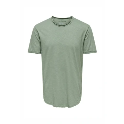 Afbeelding van Only &amp; Sons Onsbenne LIFE TEE Tshirt basic, Heren, Maat: Small, Pastell grün