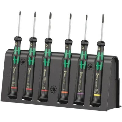 Afbeelding van Wera 6 delige micro schroevendraaierset + houder 2050/6