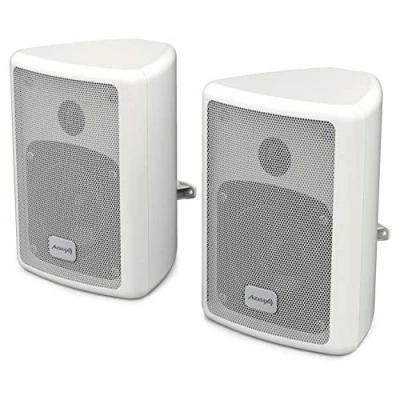 Afbeelding van Audibax Pícolo PR 41W Passieve HiFi plankluidspreker, 2 weg stereoluidspreker, 75 W, inclusief wandhouder, luidspreker met 4 inch woofer, surround sound