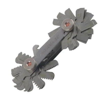 Afbeelding van Schroefdraadmeetmeter Roestvrij staal Verstelbare schroefdraadplug Magnetische schroefsteek Meetinstrument(Metric/Imperial(52pc))