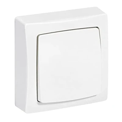 Afbeelding van Legrand leg97608 knop opbouw wit