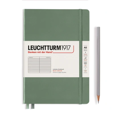 Afbeelding van Leuchtturm Olive, Medium (A5), 251 p., ruled