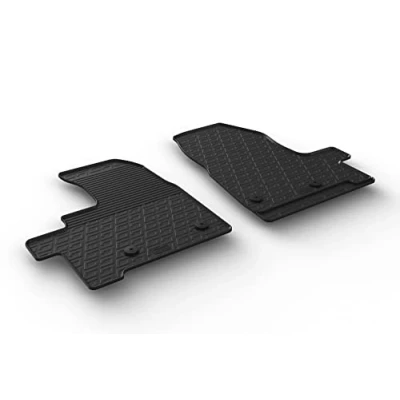 Afbeelding van Gledring Rubbermatten passend voor Ford Transit Custom Furgon/Kombi 2018 (Automaat) (G profiel 2 delig + montageclips)