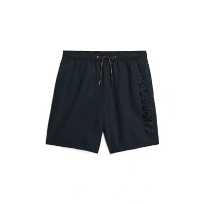 Afbeelding van Superdry Embroidered Zwemshorts, Heren, Maat: Small, Eclipse navy