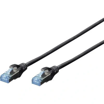 Afbeelding van Digitus DK 1531 050/BL RJ45 Netwerkkabel, patchkabel CAT 5e SF/UTP 5.00 m Zwart 1 stuk(s)