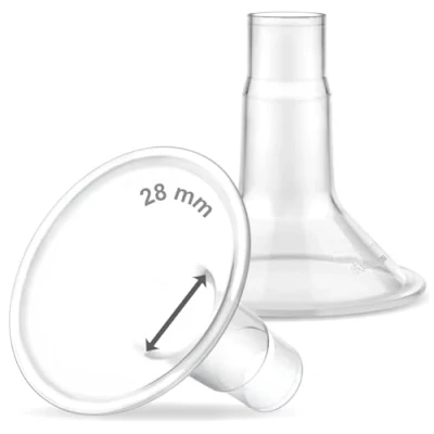 Afbeelding van Maymom MyFit 28mm Shield (2st) Compatibel w Widemouth Connector Niet Originele Spectra S2 Accessoires S1 Pomp Onderdelen Flens