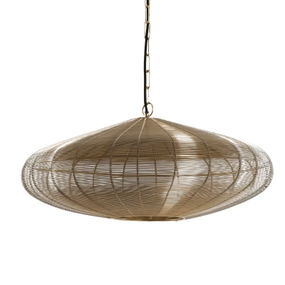 Afbeelding van Light &amp; Living Bahoto hanglamp Ø60x23 cm licht goud Metaal