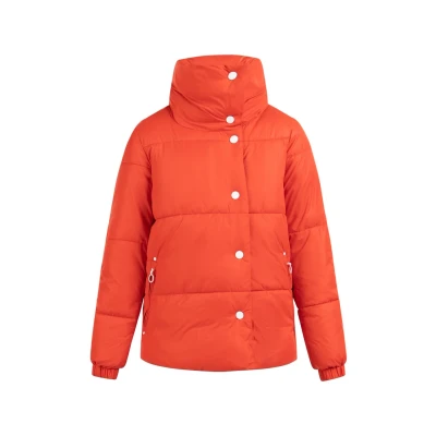 Afbeelding van DREIMASTER Maritim Damesjas Met Padding XL / Rode Koraal 100% Polyester