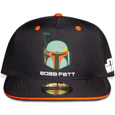 Afbeelding van Disney Star Wars The Mandalorian Boba Fett Bounty Hunter Snapback pet kinderen Zwart