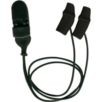 Afbeelding van Ear Gear Mini Curved Zwart Met Koord