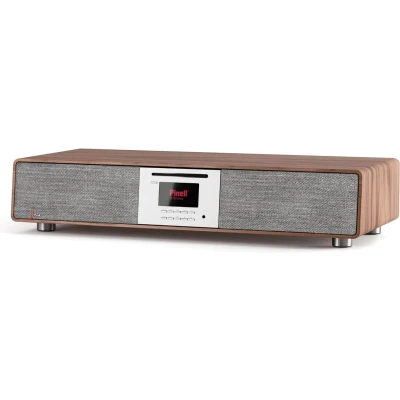 Afbeelding van Pinell Supersound 901 Internetradio Spotify Connect Bluetooth CD Speler Walnoot