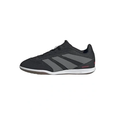 Afbeelding van adidas Performance Predator CLUB Zaalvoetbalschoenen voor kinderen, Maat: 36, Core black/grey four/lucid red Imitatieleer/ textiel
