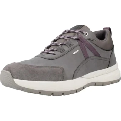 Afbeelding van Geox D Braies B ABX A Sneakers voor dames, Grijs Dk Grey, 38 EU