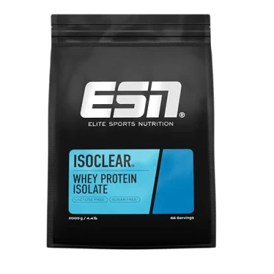 Afbeelding van ESN ISOCLEAR Whey Isolate Proteïnepoeder, Pink Grapefruit, 2 kg, proteïne limo met fruitige lekkere smaak, clear Made in Germany