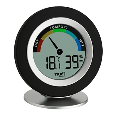 Afbeelding van TFA digitale thermo hygrometer rond