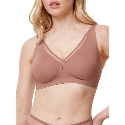 Afbeelding van Triumph TRUE Shape Sensation Tshirt BH, Dames, Maat: 75E, Chocolate mousse