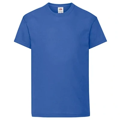 Afbeelding van Fruit of the Loom Origineel T shirt met korte mouwen voor kinderen/kinderen, Royal Blauw, 9 11 jaar