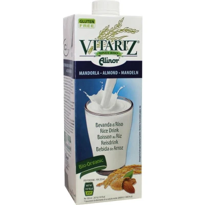 Afbeelding van Vitariz Rijstrank Amandel Multi verpakking 10x1LT