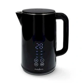 Afbeelding van Waterkoker 1.7 l Kunststof Zwart 50,60,70,80,90,100 C Nedis