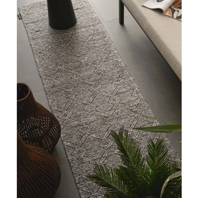 Afbeelding van Balkonkleed Var Grijs 66x230 Cm