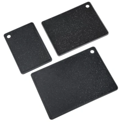 Afbeelding van KESPER for kitchen &amp; home Snijplank Plank met aflopende snijvlakken (set, 3 stuks)