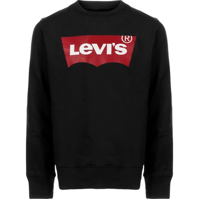 Afbeelding van Levi&#039;s Jongens Sweater met logoprint in de kleur Zwart, maat: 116 = 6 label