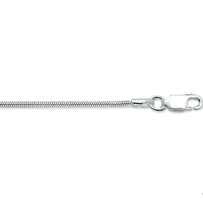 Afbeelding van Zilveren Ketting Slang Rond 1,6 mm x 50 cm lang