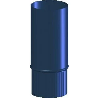 Afbeelding van Zwarte kachelpijp lengte 1000 mm diameter 150