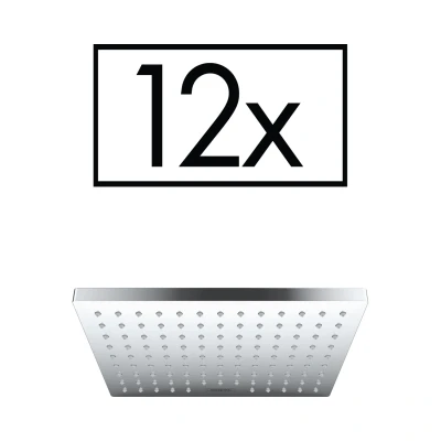Afbeelding van hansgrohe vernis shape hoofddouche 12 stuks chroom 26579000