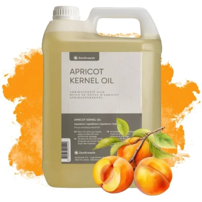 Afbeelding van ZenGrowth Abrikozenpitolie 250ml, 100% natuurlijk, dierproefvrij, afkomstig uit Italië