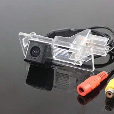 Afbeelding van Dynavsal auto achteruitrijcamera met afstandslijnen in kentekenverlichting voor Fluence/Duster Megane/Latitude/Scenic 2/ Laguna 2/3 X91/ Captur/Clio 4