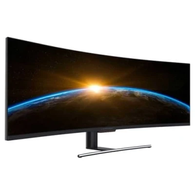 Afbeelding van LC Power M49 DFHD 144 C Q LED display 124,5 cm (49&quot;) 3840 x 1080 Pixels UltraWide Full HD QLED Zwart